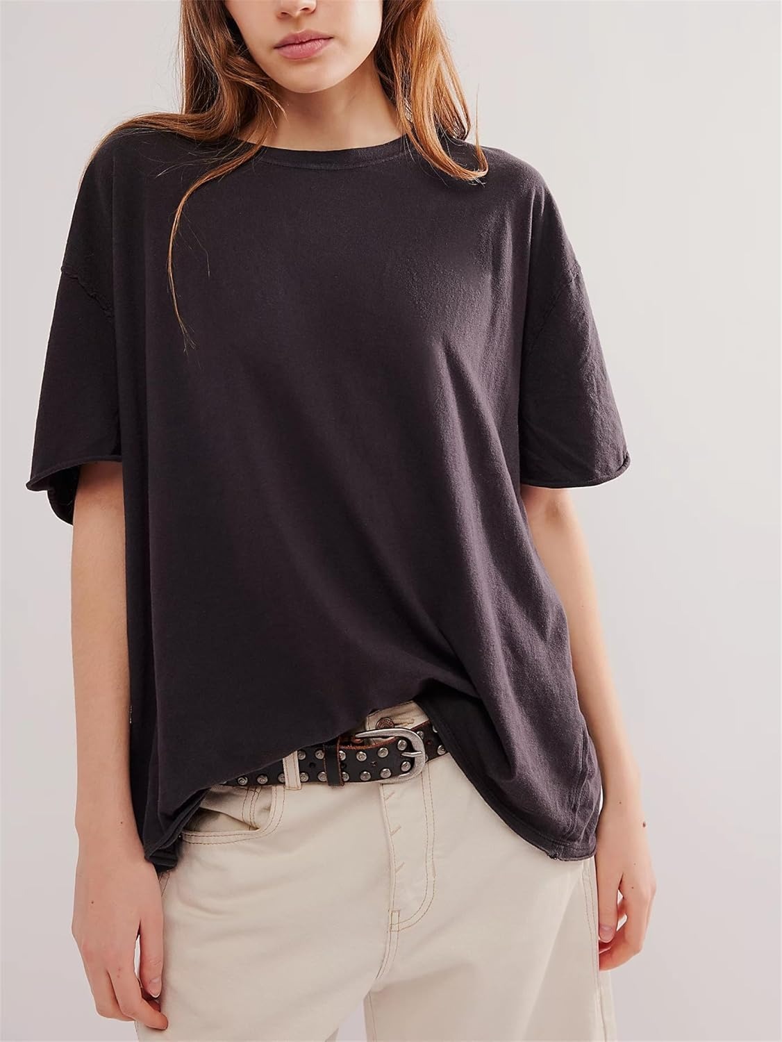 Hollow Butterfly Hot Girls Style Loose Short Round Neck T-Shirt