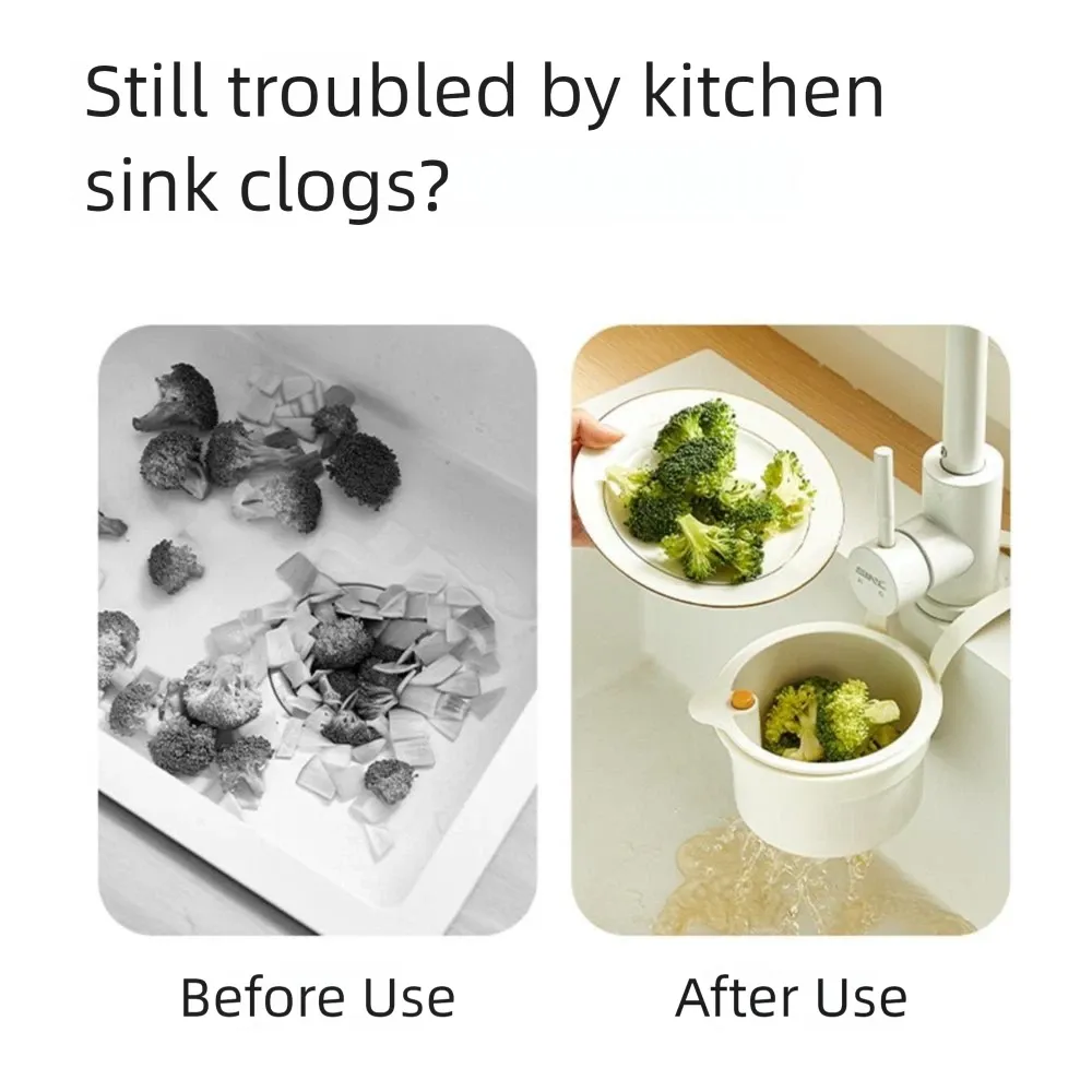 Openable bottom lidKitchen waste filterKitchen accessories