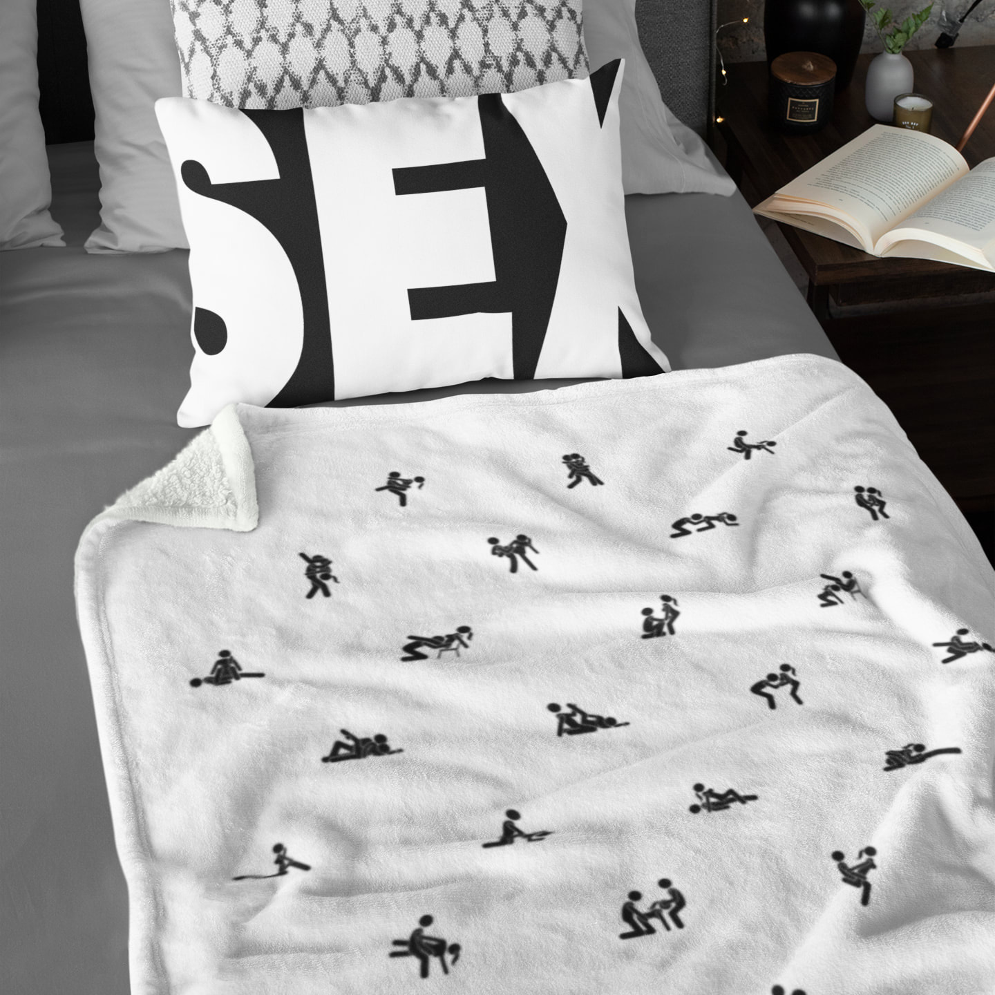 Sex Positions - Throw Blanket