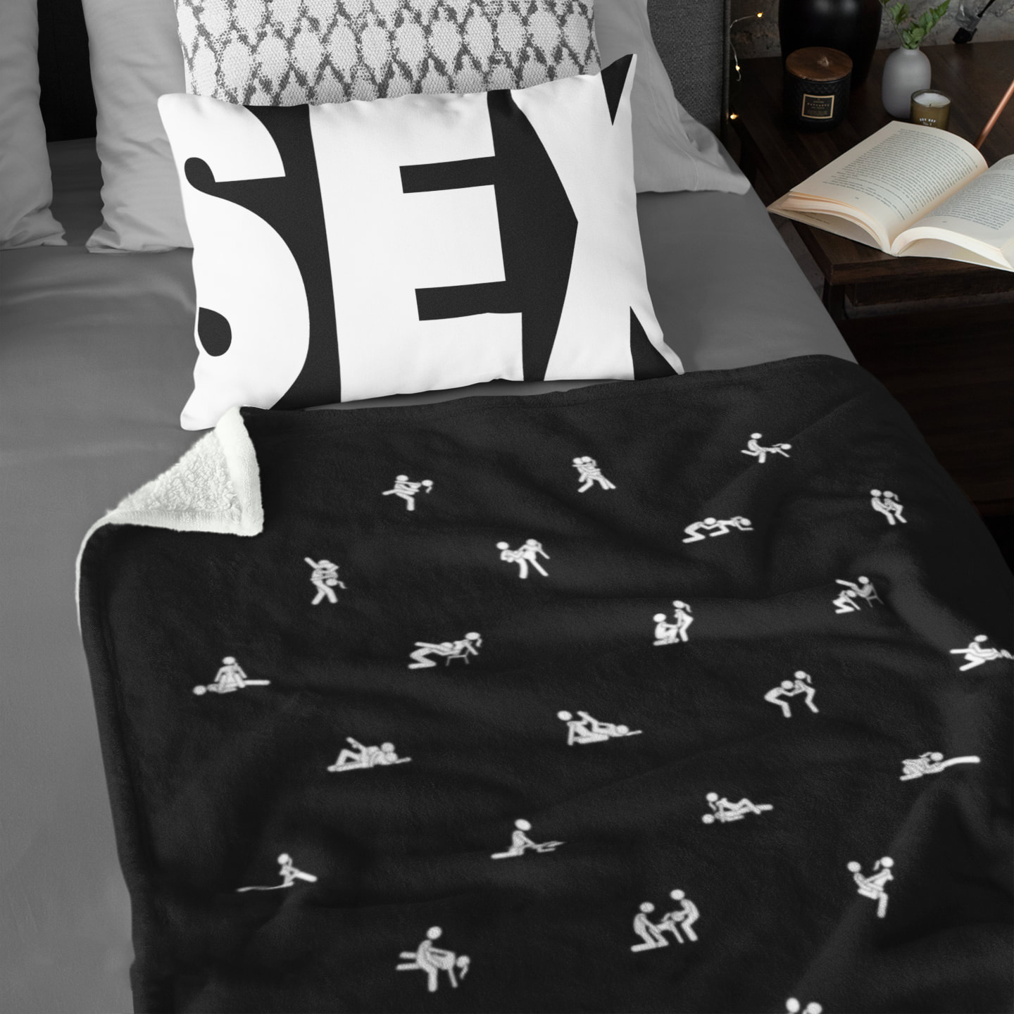 Sex Positions - Throw Blanket