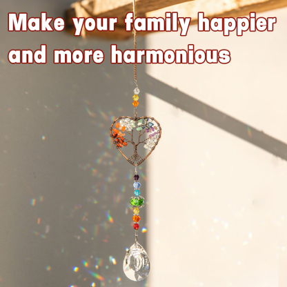 Seven-Color Crystal Tree Pendant-futurecuex