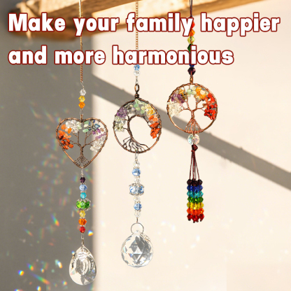 Seven-Color Crystal Tree Pendant-futurecuex