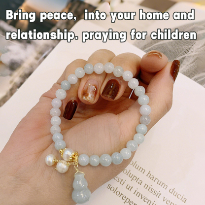 Blessed Gourd Jade Bracelet - Praying for Many Children and Family Harmony-futurecuex