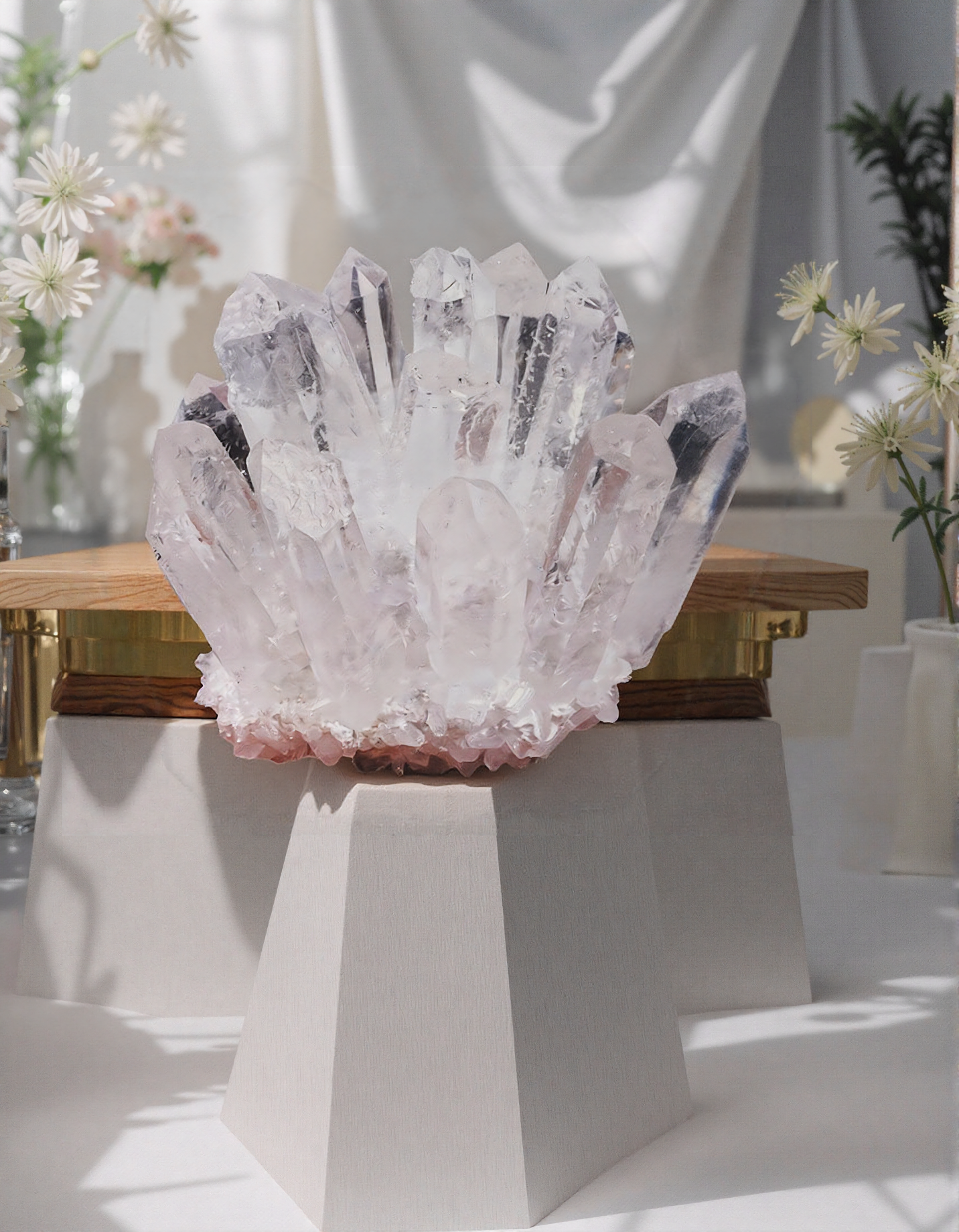 Energy Guardian - Natural Quartz Crystal Cluster-futurecuex