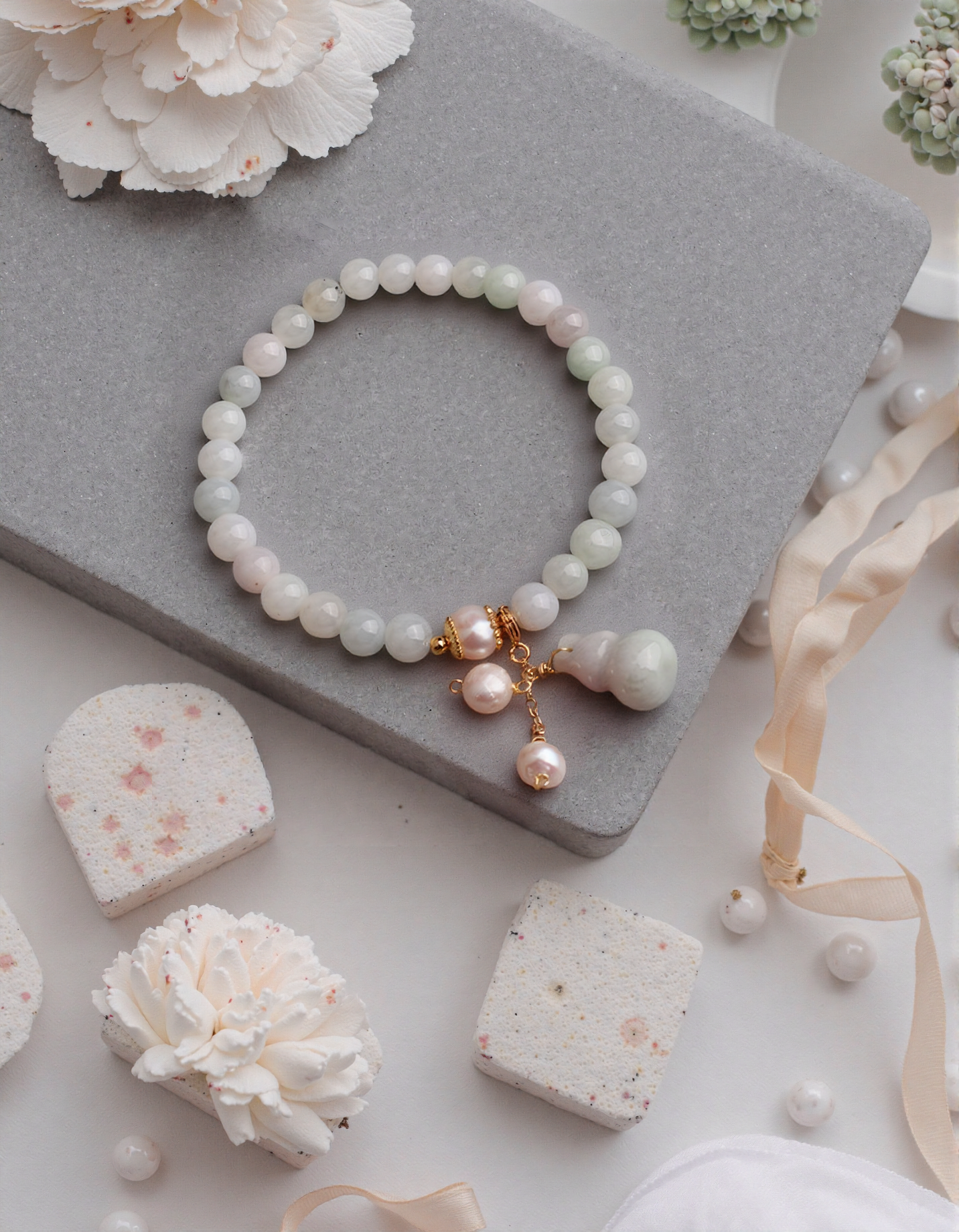 Blessed Gourd Jade Bracelet - Praying for Many Children and Family Harmony-futurecuex