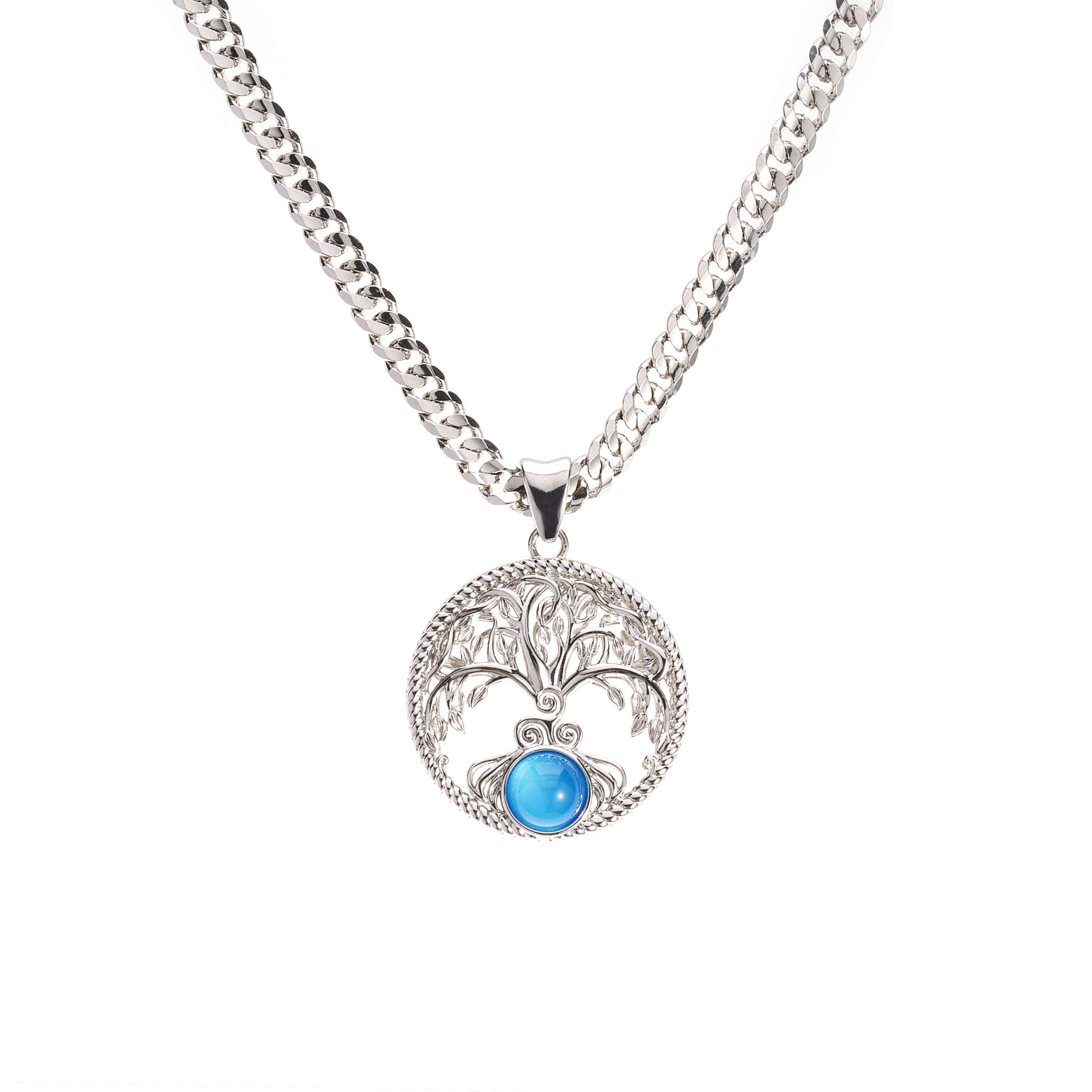 Tree of Life Men's and Women's 12 Zodiac Signs Fortune Pendant Necklace-futurecuex