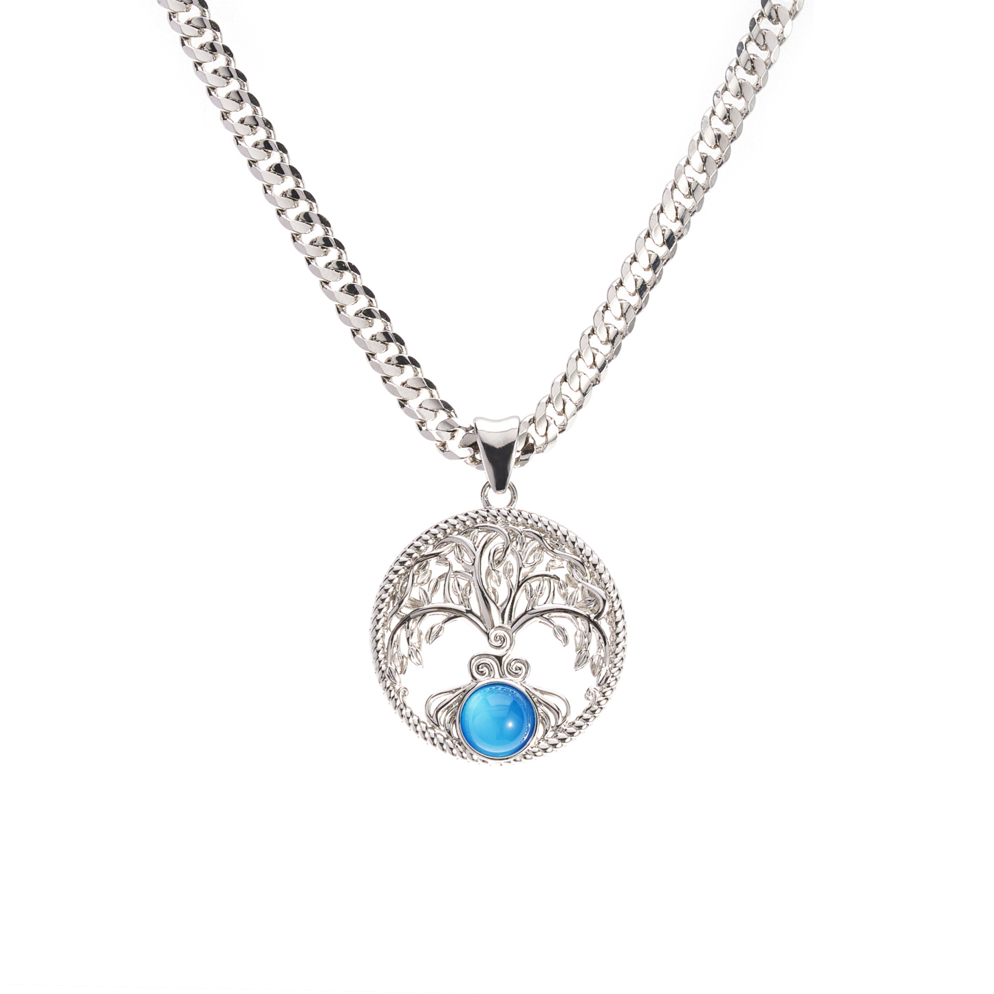 Tree of Life Men's and Women's 12 Zodiac Signs Fortune Pendant Necklace-futurecuex