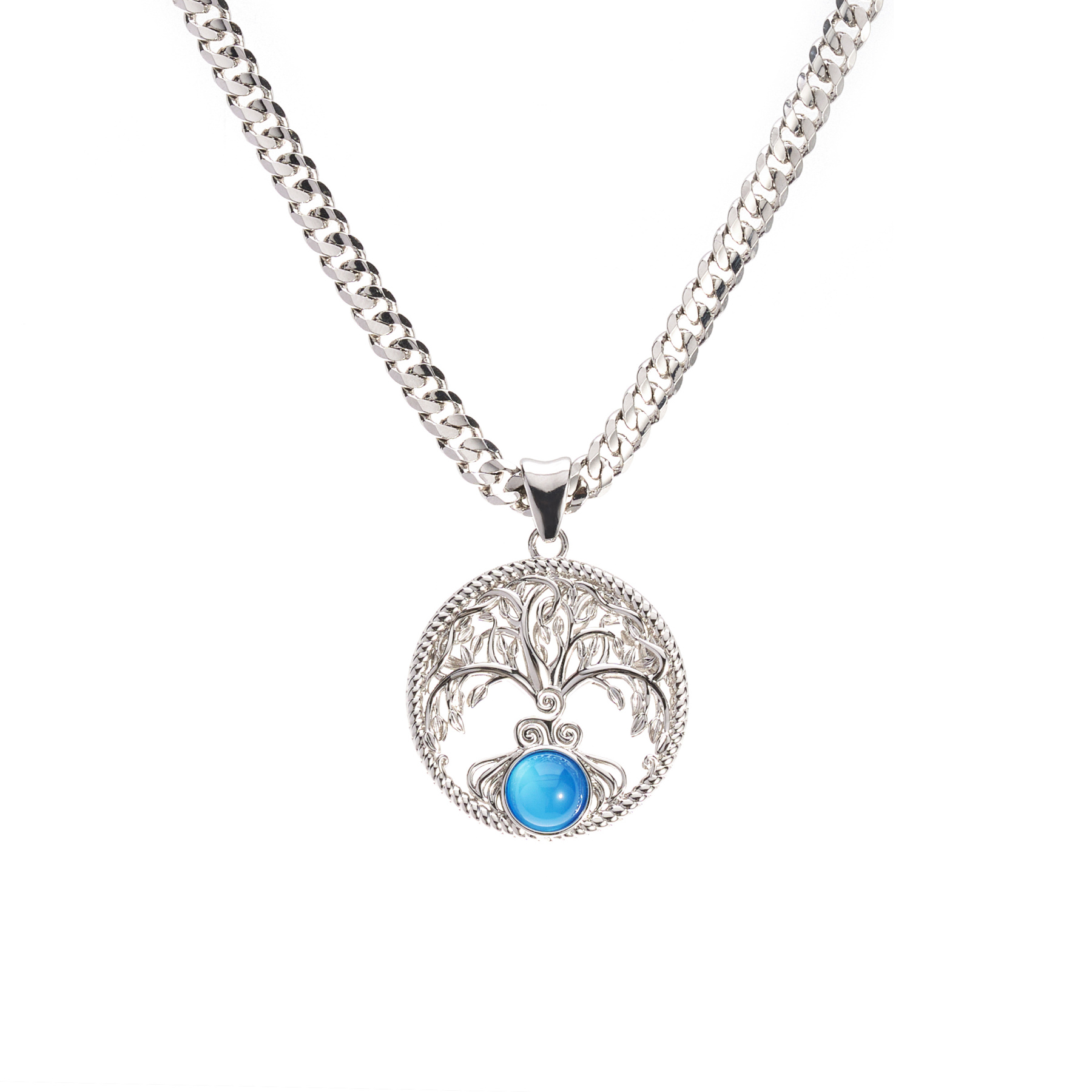 Tree of Life Men's and Women's 12 Zodiac Signs Fortune Pendant Necklace-futurecuex