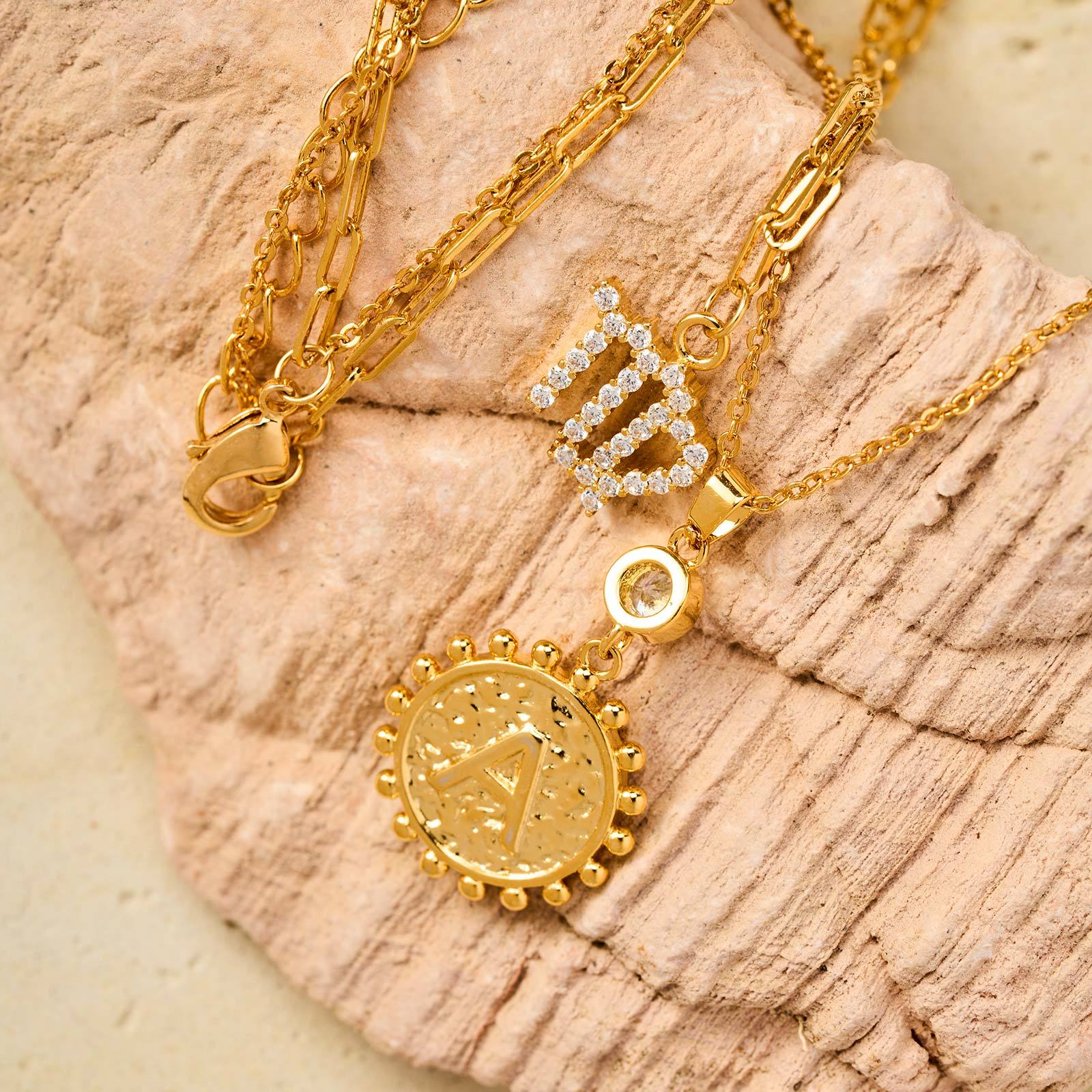 Ace Women's 12 Zodiac Signs Love Pendant Necklace-futurecuex