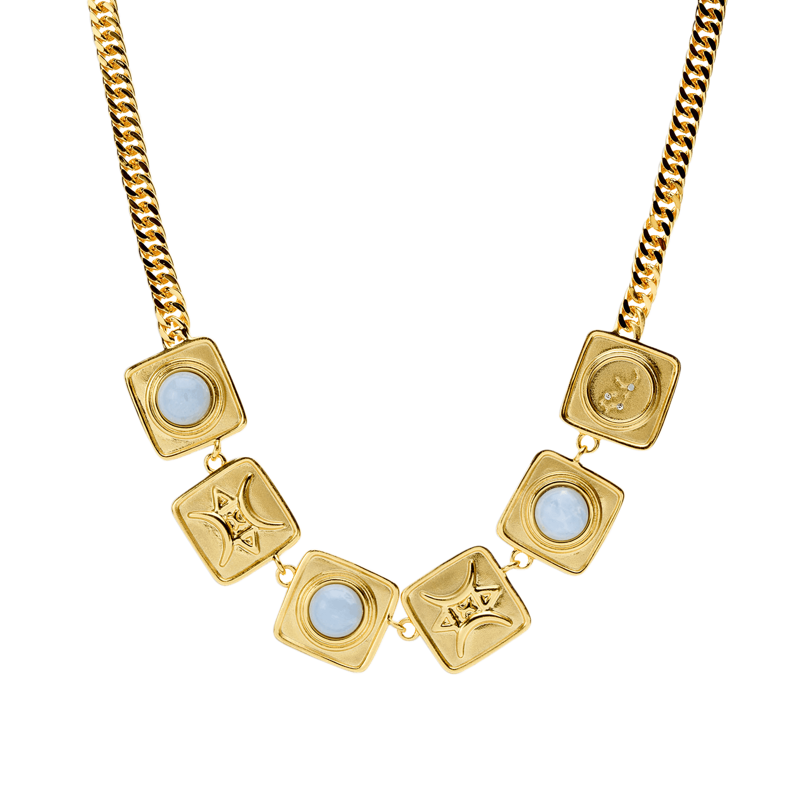Adinkra Wealth Necklace for 12 Signs of the Zodiac-futurecuex