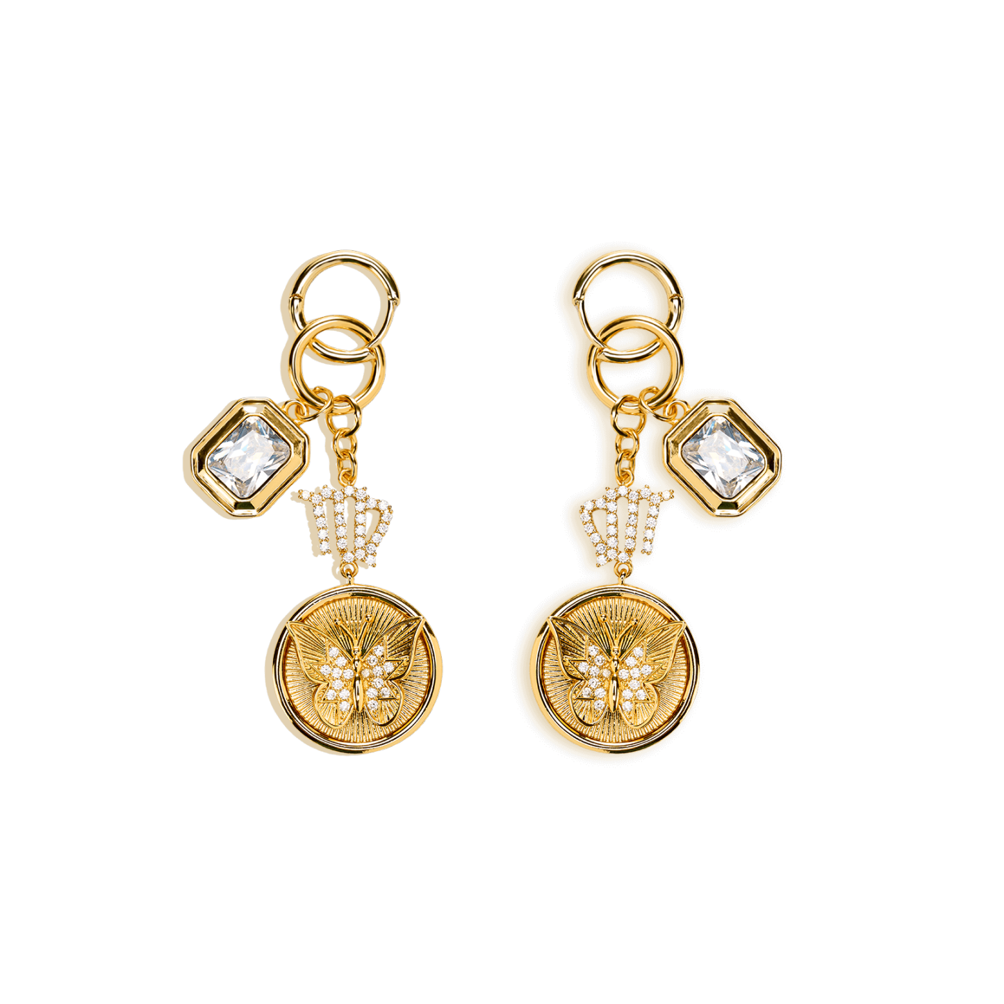 Butterfly Women's 12 Zodiac Signs Love Earrings