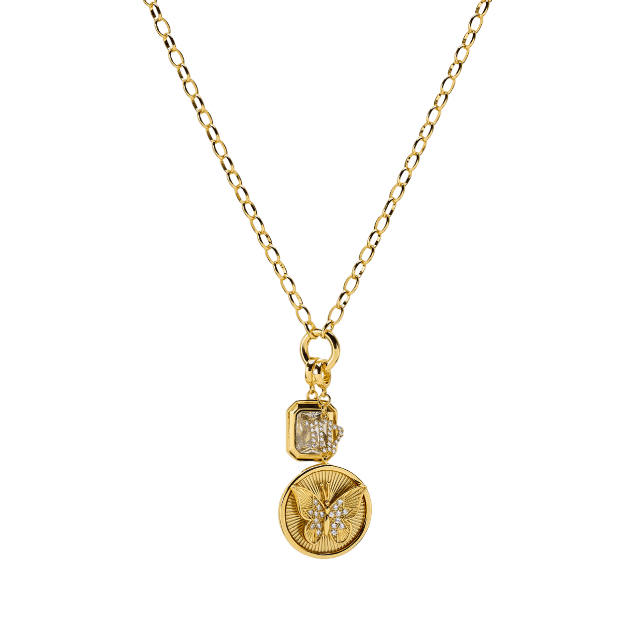 Butterfly Women's 12 Zodiac Signs Love Pendant Necklace-futurecuex