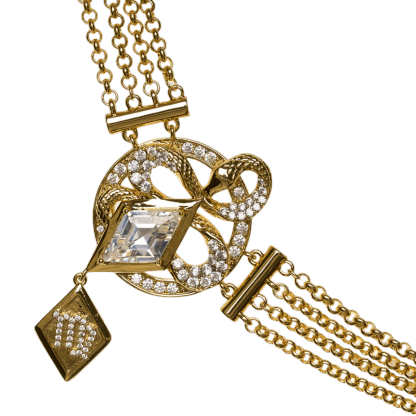 Snake Women's 12 Zodiac Signs Wisdom Wealth Pendant Necklace-futurecuex