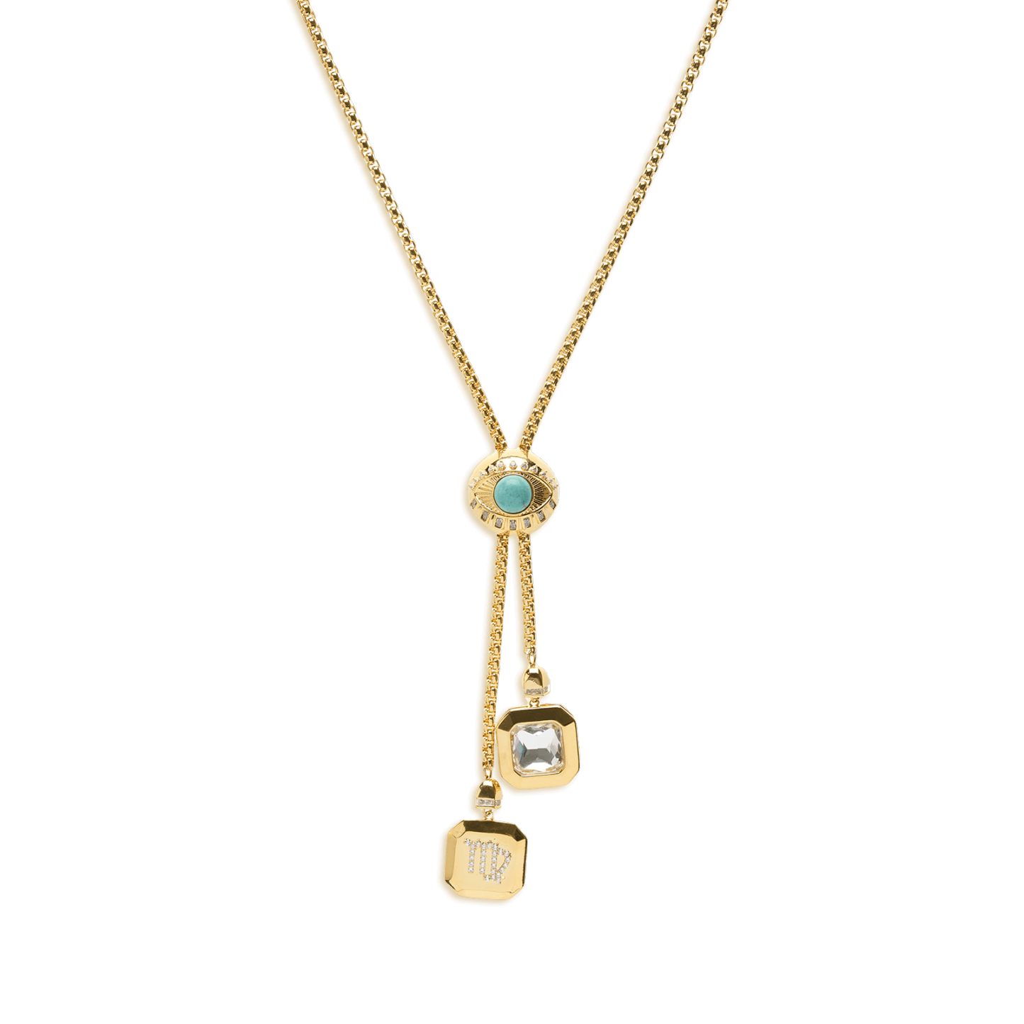 Evil eye Women's 12 Zodiac Signs Fortune Pendant Necklace-futurecuex