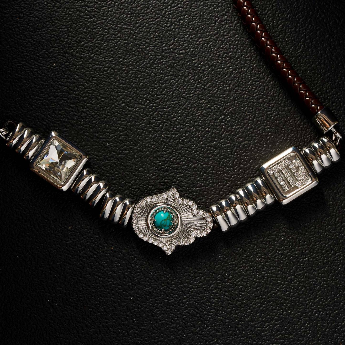 Hamsa Women's 12 Zodiac Signs of Fortune Pendant Necklace-futurecuex