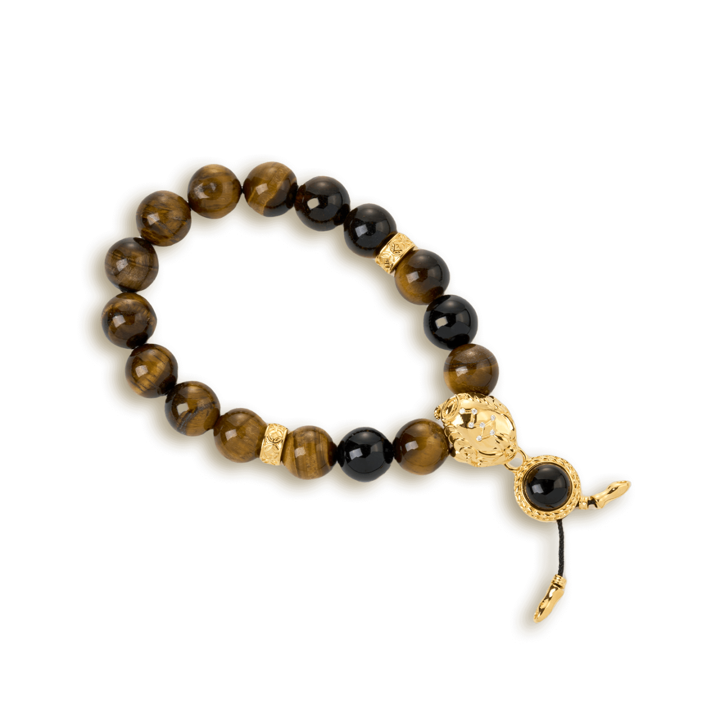 Golden Toad Man Chinese Zodiac of Fortune Bracelet