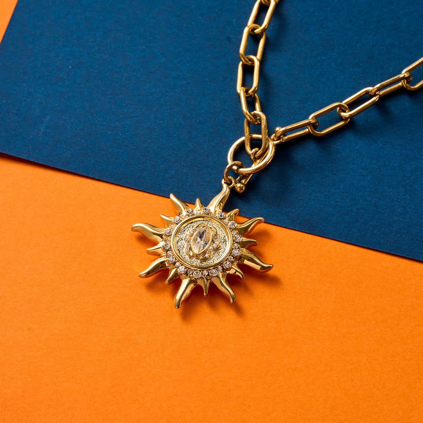Solar Blossom Women's 12 Zodiac Wealth Pendant Necklace-futurecuex
