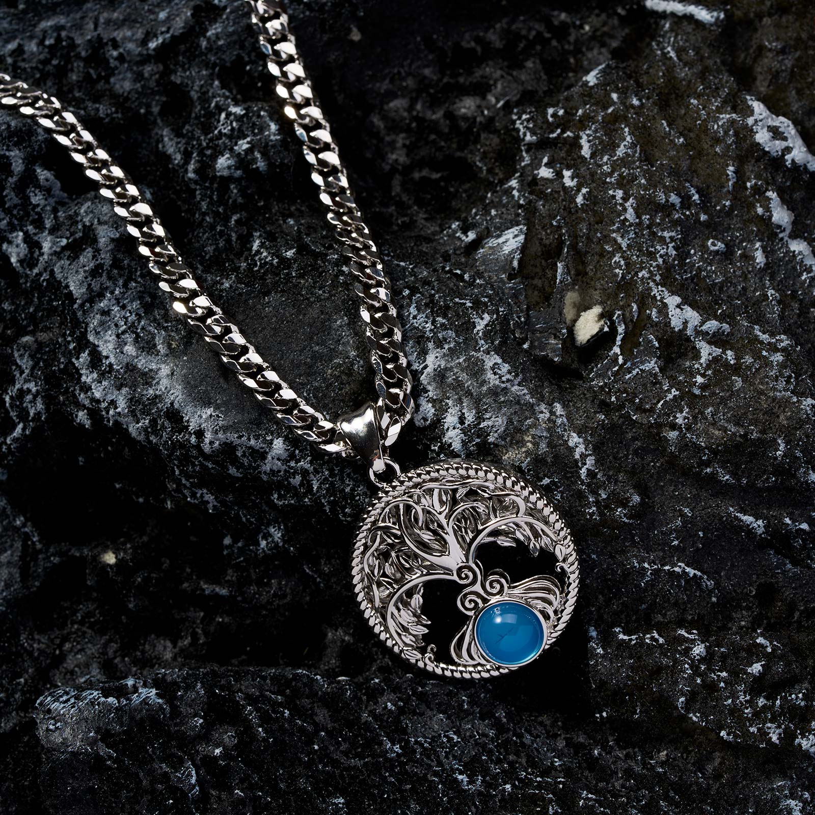 Tree of Life Men's and Women's 12 Zodiac Signs Fortune Pendant Necklace-futurecuex