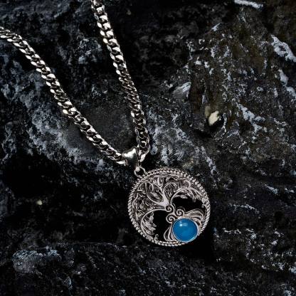 Tree of Life Men's and Women's 12 Zodiac Signs Fortune Pendant Necklace-futurecuex