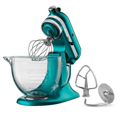 💝𝐐𝐕𝐂'𝐬 𝐁𝐥𝐚𝐜𝐤 𝐅𝐫𝐢𝐝𝐚𝐲 𝐃𝐞𝐚𝐥𝐬✨KitchenAid Artisan Design Series 5-Quart Tilt-Head Stand Mixer with Glass Bowl