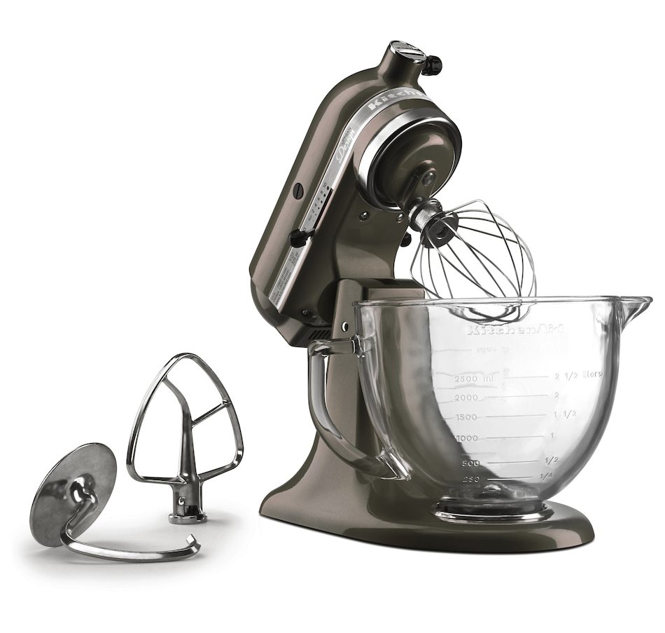 💝𝐐𝐕𝐂'𝐬 𝐁𝐥𝐚𝐜𝐤 𝐅𝐫𝐢𝐝𝐚𝐲 𝐃𝐞𝐚𝐥𝐬✨KitchenAid Artisan Design Series 5-Quart Tilt-Head Stand Mixer with Glass Bowl