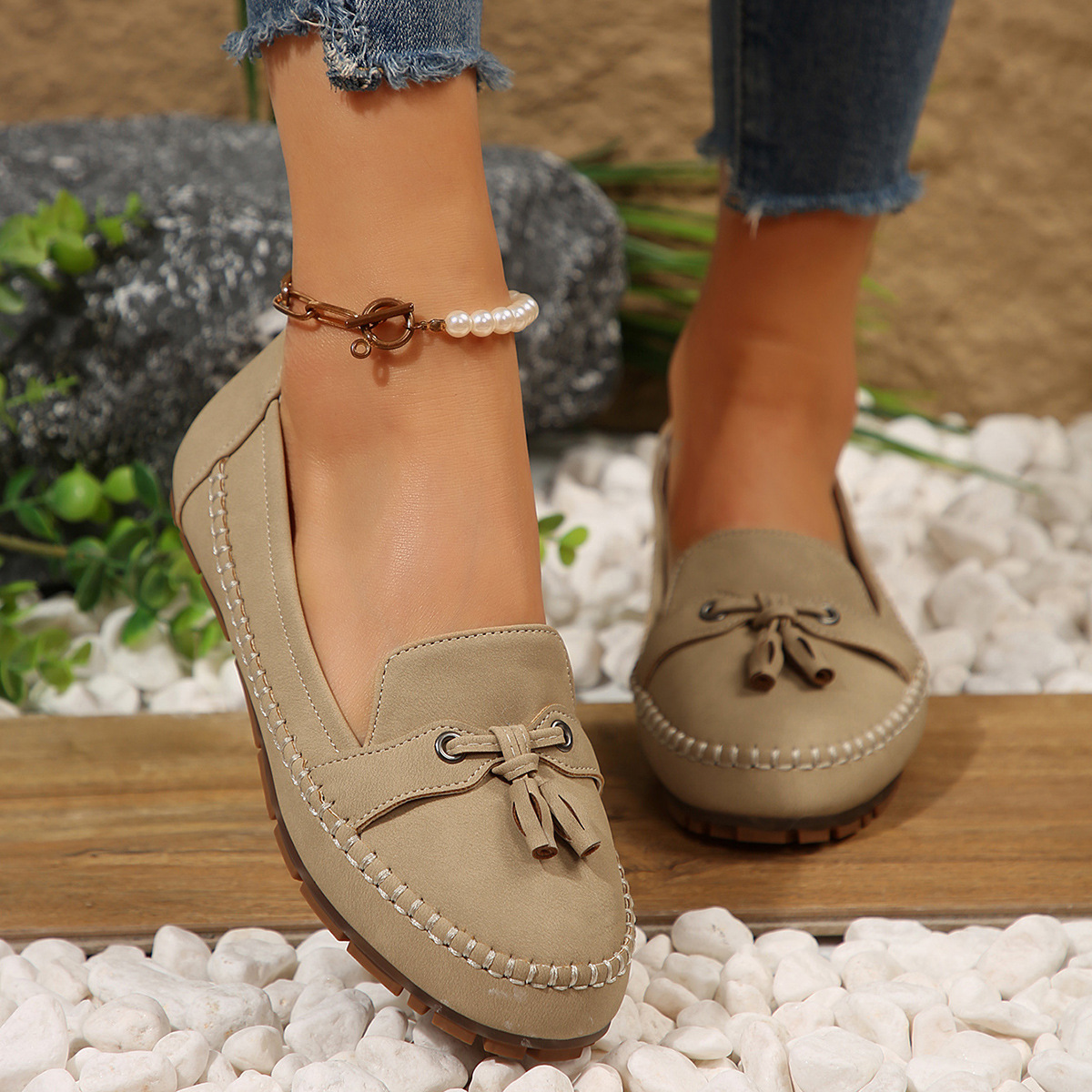 🔥Last Day Sale 60% OFF🔥Women's Leather Moccasins( Buy 2 Free Shipping )
