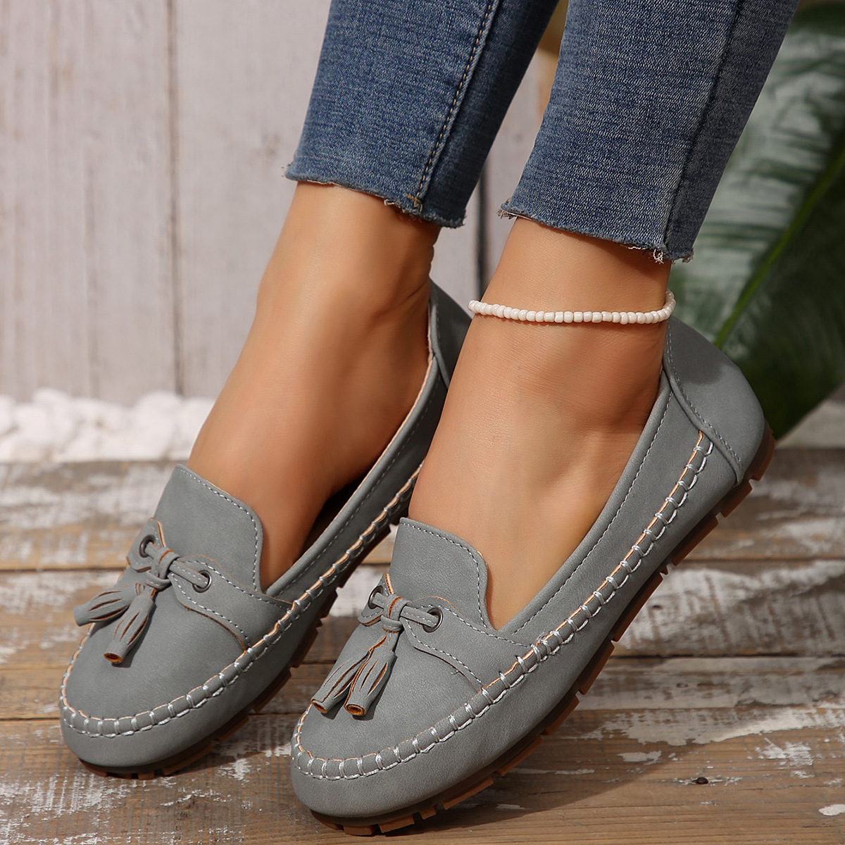 🔥Last Day Sale 60% OFF🔥Women's Leather Moccasins( Buy 2 Free Shipping )
