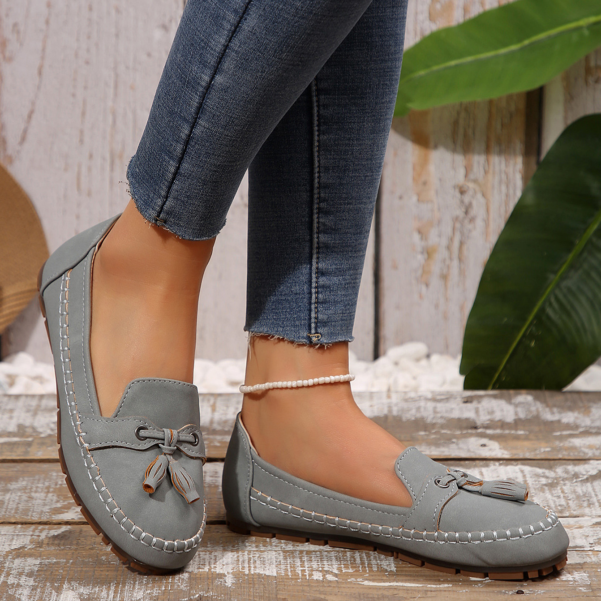 🔥Last Day Sale 60% OFF🔥Women's Leather Moccasins( Buy 2 Free Shipping )