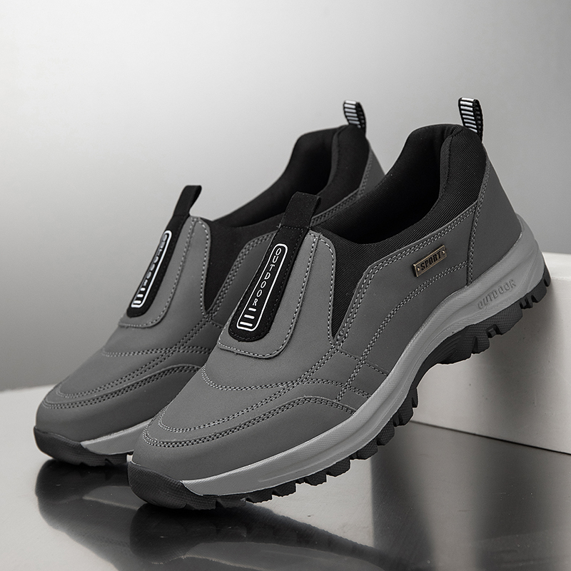 2025 Men's Lightweight Extra Wide Width Orthopedic Hands-Free Foot Pain Relief Slip-on Shoes