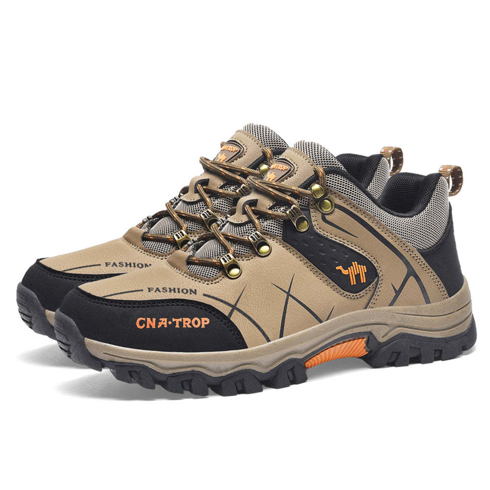 Latest Men's Genuine Leather Non-Slip Waterproof Outdoor Hiking Shoes