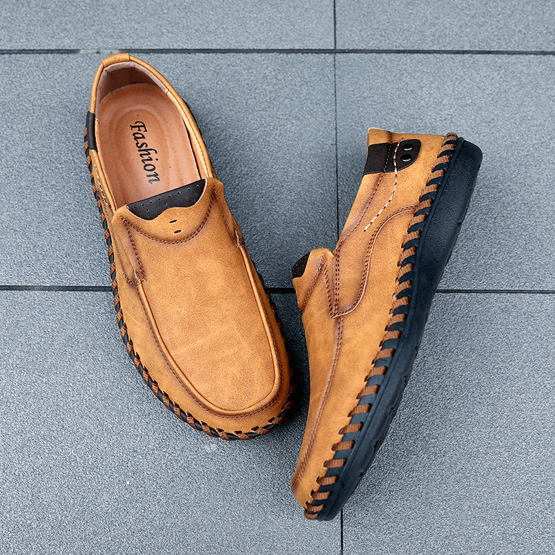 MEN'S CASUAL BREATHABLE ORTHODONTIC LEATHER SHOES