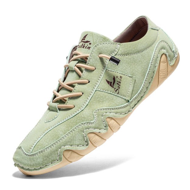 Clearance!!!⏱️🔥Men's Daily Lightweight Quick-Drying Arch Support Lace-Free Design Walking Shoes
