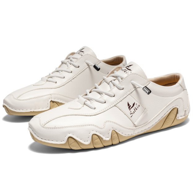 Clearance!!!⏱️🔥Men's Daily Lightweight Quick-Drying Arch Support Lace-Free Design Walking Shoes