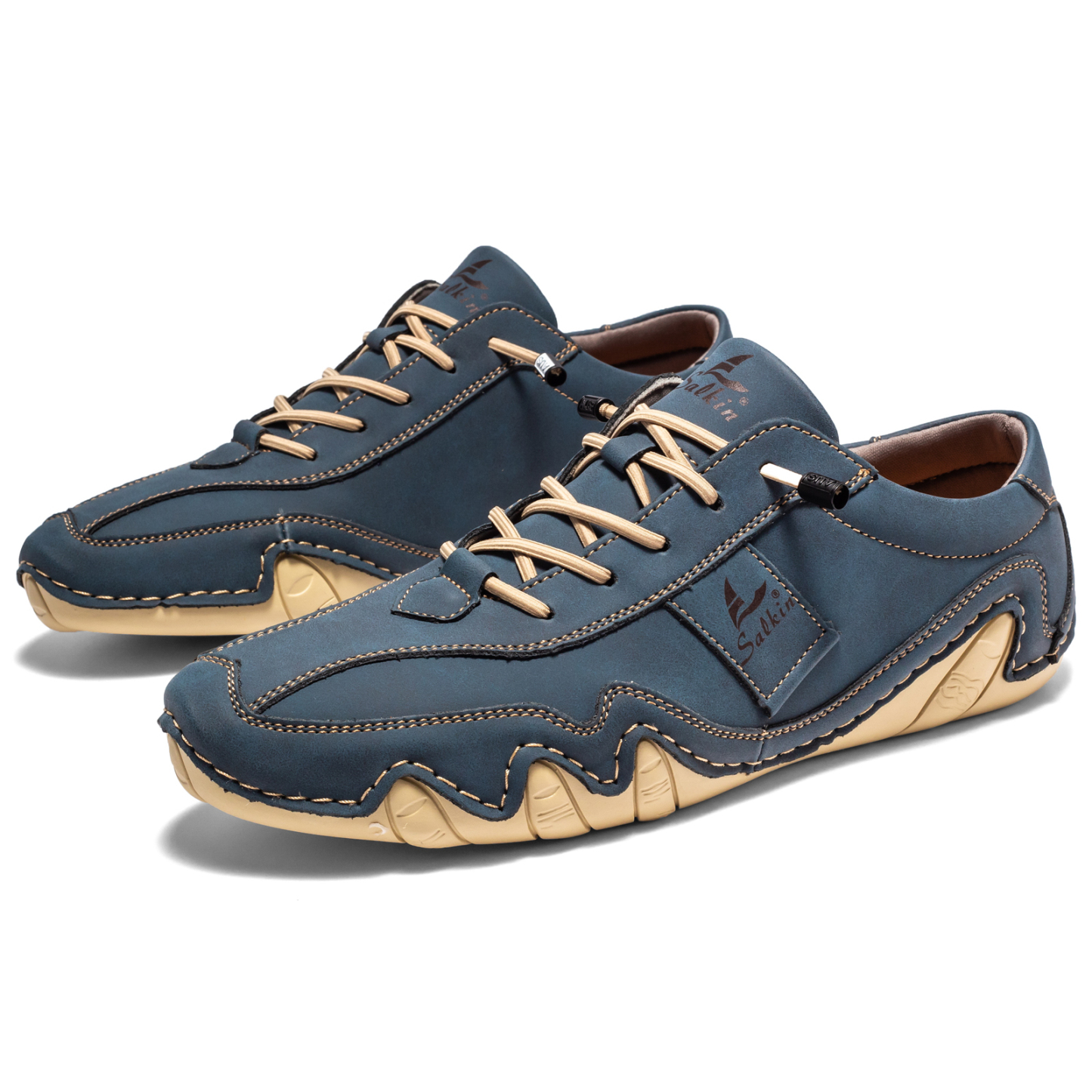 Clearance!!!⏱️🔥Men's Daily Lightweight Quick-Drying Arch Support Lace-Free Design Walking Shoes