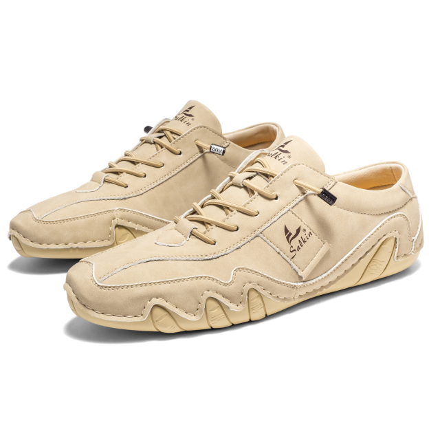 Clearance!!!⏱️🔥Men's Daily Lightweight Quick-Drying Arch Support Lace-Free Design Walking Shoes