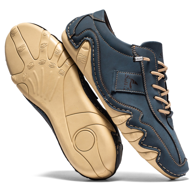 Clearance!!!⏱️🔥Men's Daily Lightweight Quick-Drying Arch Support Lace-Free Design Walking Shoes