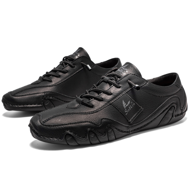 Clearance!!!⏱️🔥Men's Daily Lightweight Quick-Drying Arch Support Lace-Free Design Walking Shoes
