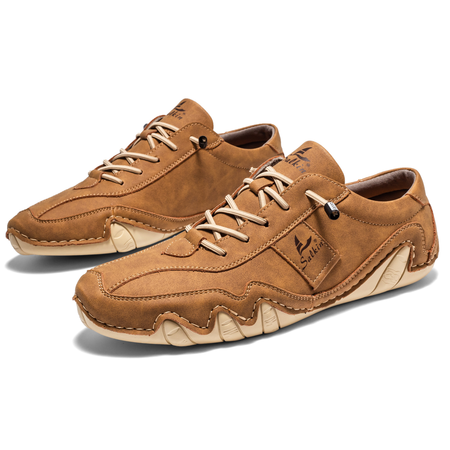 Clearance!!!⏱️🔥Men's Daily Lightweight Quick-Drying Arch Support Lace-Free Design Walking Shoes