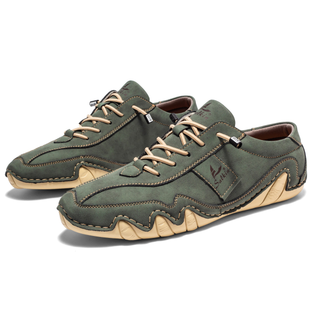Clearance!!!⏱️🔥Men's Daily Lightweight Quick-Drying Arch Support Lace-Free Design Walking Shoes