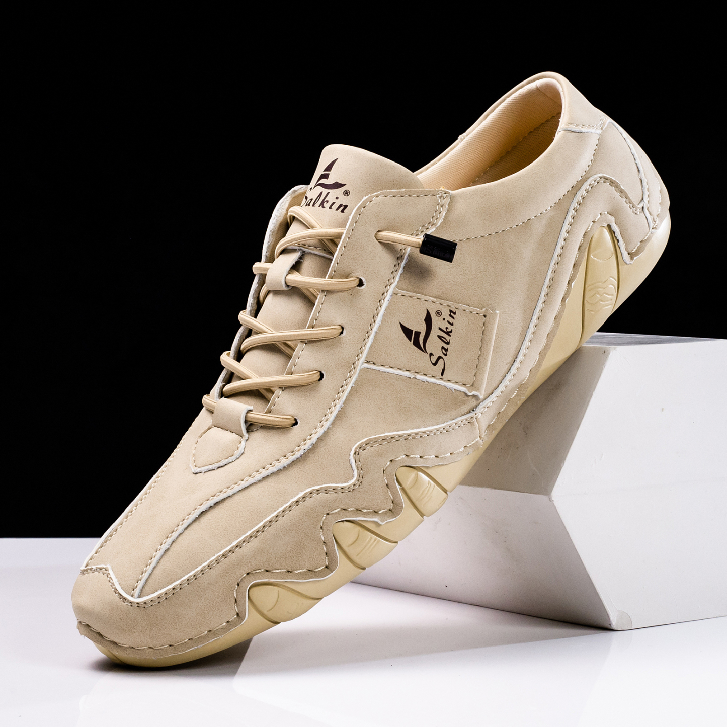 Clearance!!!⏱️🔥Men's Daily Lightweight Quick-Drying Arch Support Lace-Free Design Walking Shoes