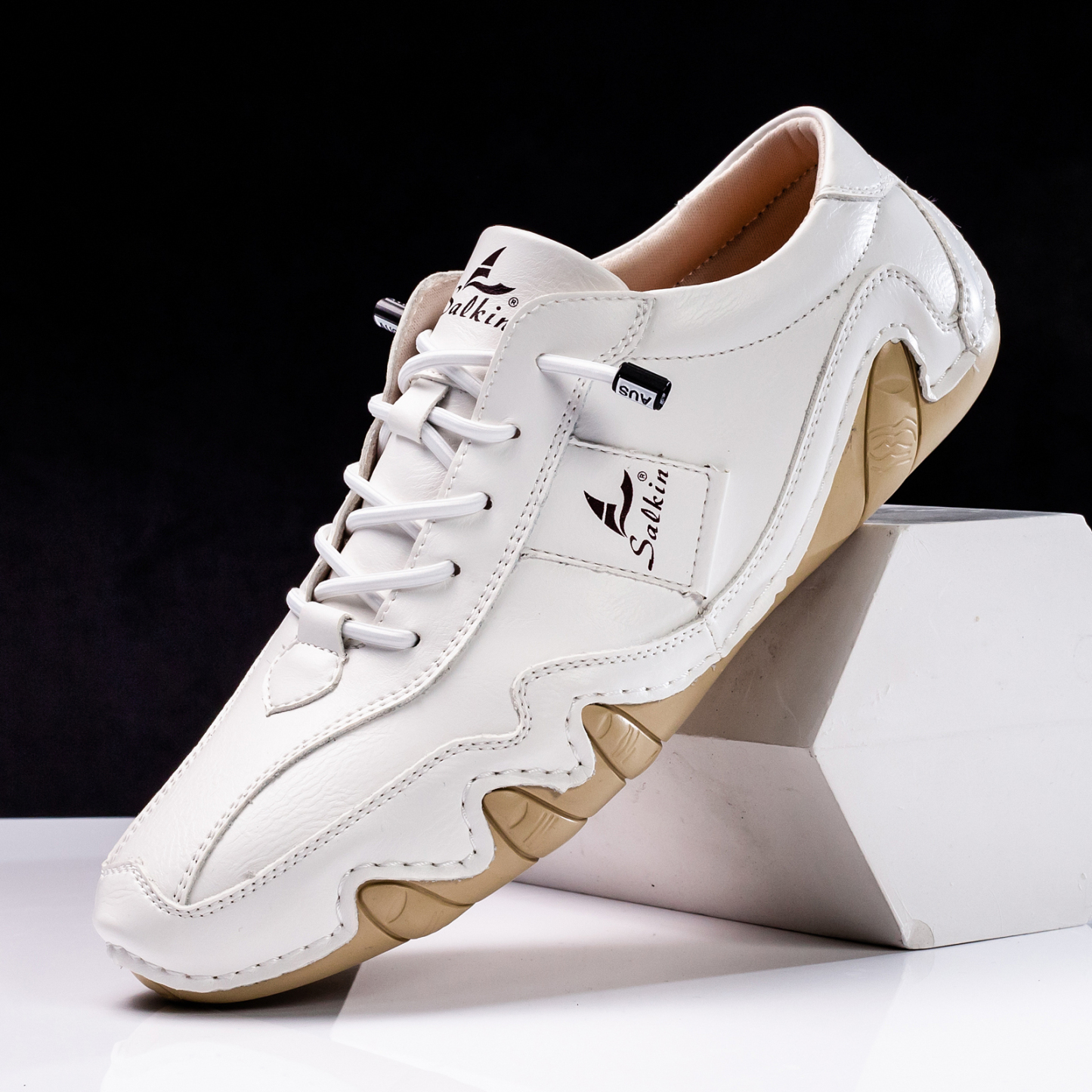 Clearance!!!⏱️🔥Men's Daily Lightweight Quick-Drying Arch Support Lace-Free Design Walking Shoes