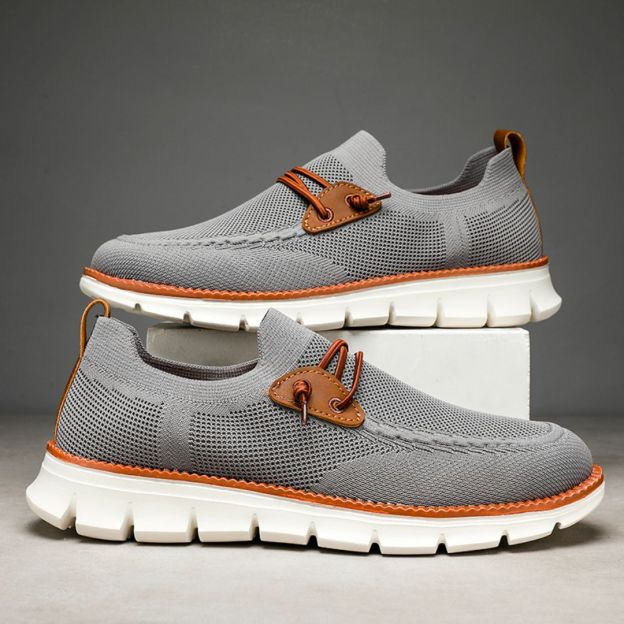 Men's Lace Up Oxford Shoes,Casual Mesh Walking Shoes Comfortable Sneakers