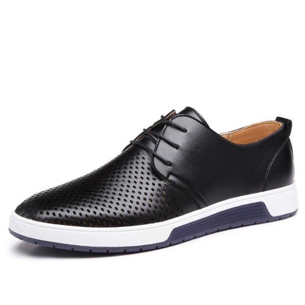 2025 NEW LEATHER MEN BREATHABLE CASUAL SHOES