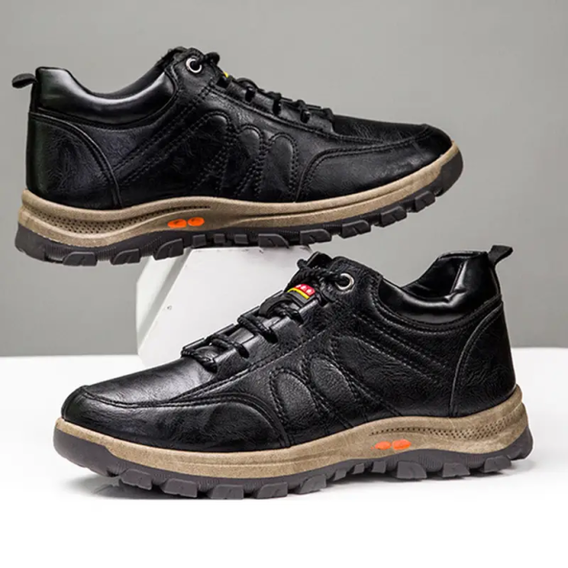 🔥Last Day 70% OFF🔥MEN'S LEATHER HAND STITCHING ARCH SUPPORT & NON-SLIP BREATHABLE SHOES