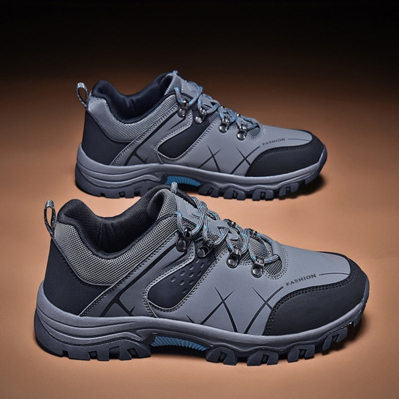 Latest Men's Genuine Leather Non-Slip Waterproof Outdoor Hiking Shoes