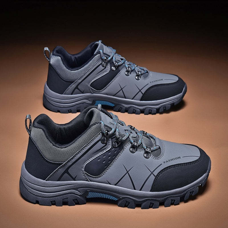 Latest Men's Genuine Leather Non-Slip Waterproof Outdoor Hiking Shoes