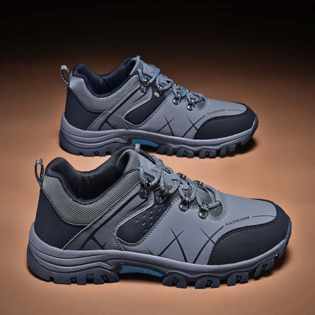 Latest Men's Genuine Leather Non-Slip Waterproof Outdoor Hiking Shoes
