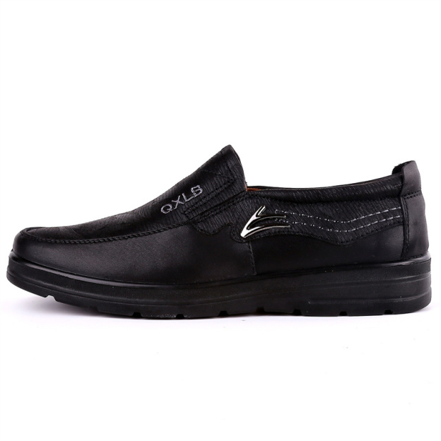 (⏰Last day 40% OFF🔥)Men's Genuine Leather Breathable Lightweight  Slip-On Orthopedic Walking Shoes