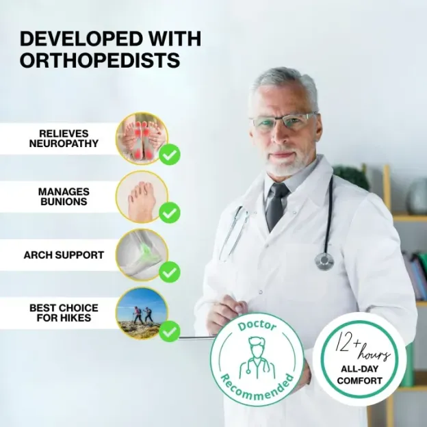 ⏰Limited Time 50% OFF🛒 Men's Orthopedic Slip-On Walking Sneakers – Breathable Upper, Non-Slip Sole, 12 Hours+ Comfort & Pain Relief