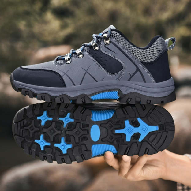 Latest Men's Genuine Leather Non-Slip Waterproof Outdoor Hiking Shoes